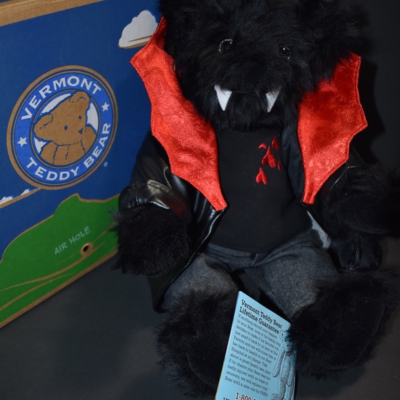 Vermont Teddy Bear Co. Dracula Bear - Picture 4 of 5